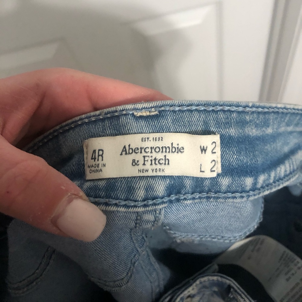 Abercrombie light wash jeans